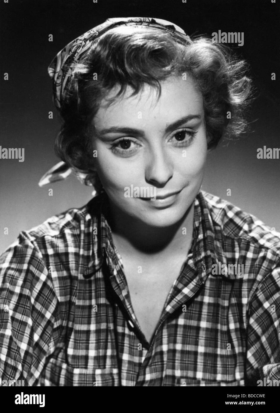 Virkner, Helle, 15.9.1925 - 10.6.2009, Danish actress, portrait, 1955, Stock Photo
