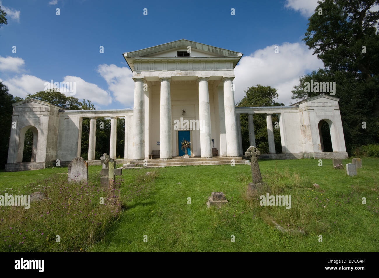 The new church at Ayot St. Lawrence in Hertfordshire Stock Photo Alamy