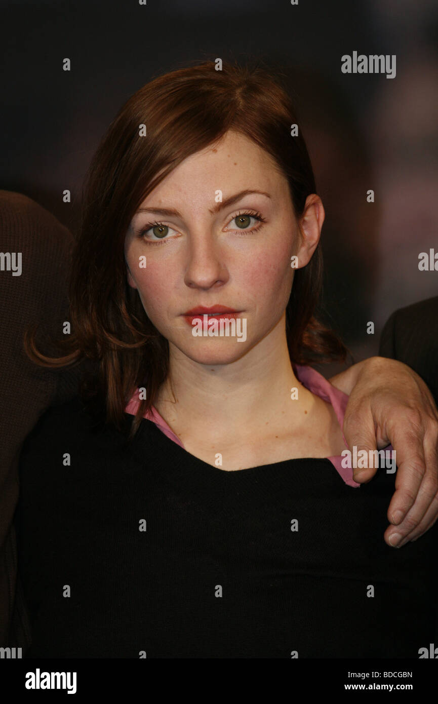 Schüttler, Katharina, * 20.10.1979, German actress, portrait, photo call to the tv movie 'Mein Leben', Hamburg, March 2009, Stock Photo