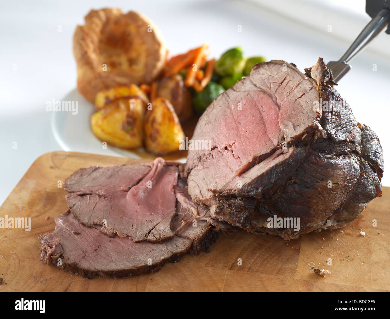 roast beef joint Stock Photo Alamy