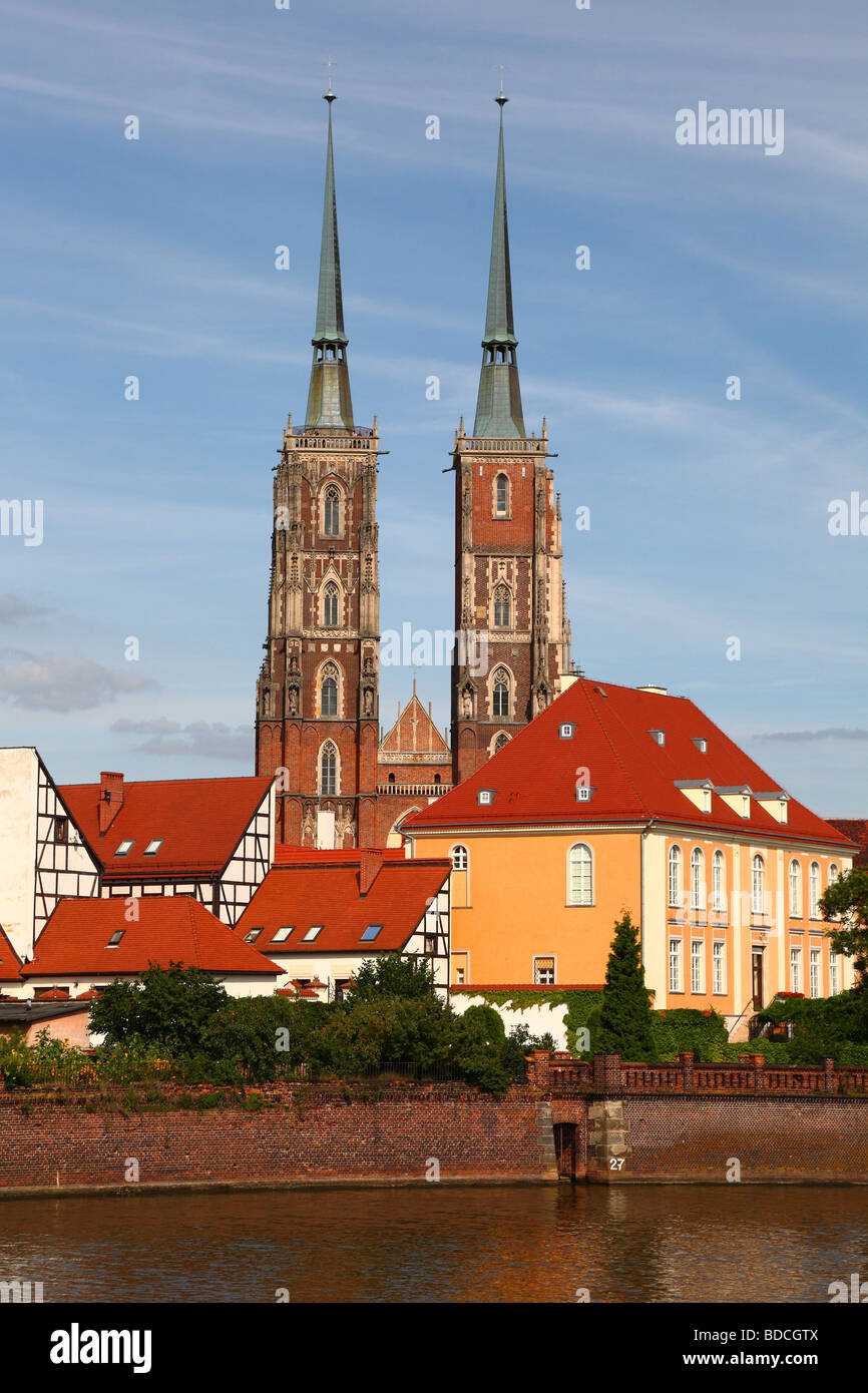 Saint John gothic cathedral Wroclaw Poland Stock Photo - Alamy