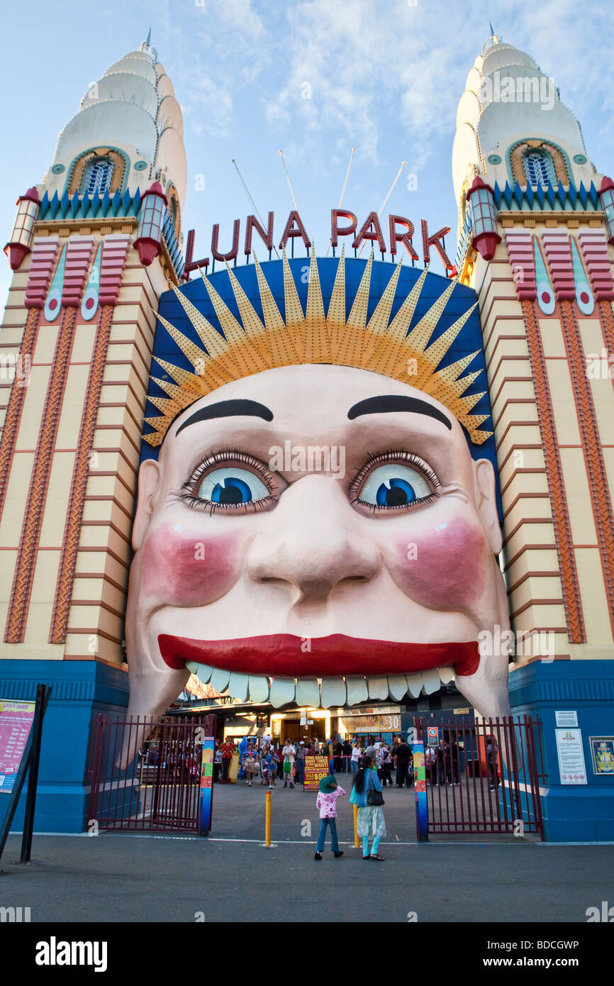 Luna Park, Sydney, Australia Stock Photo