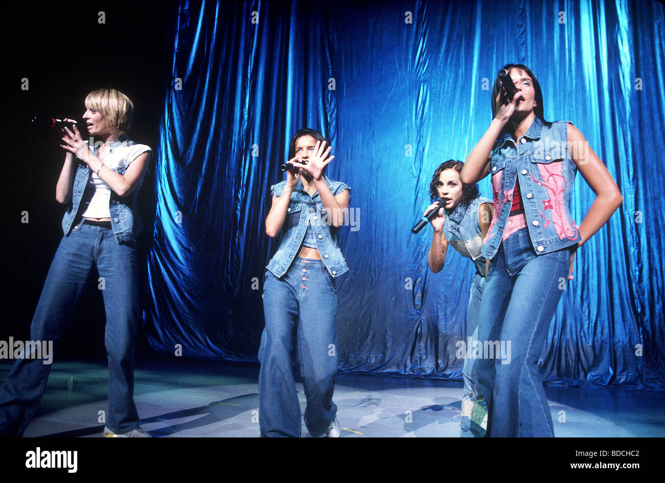 B*WITCHED - irish girl group in 1999 Stock Photo