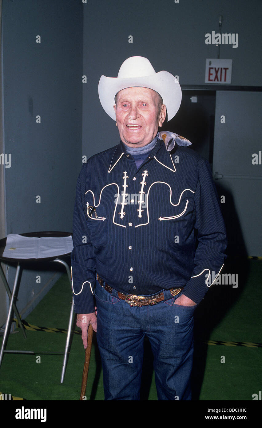 GENE AUTRY - US  Western film actor and Country singer Stock Photo
