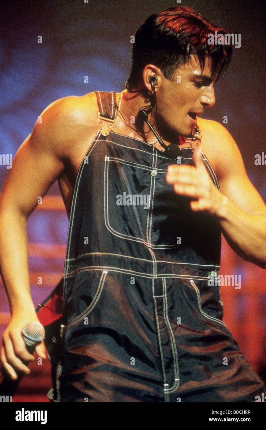 PETER ANDRE  - UK pop singer in 1996 Stock Photo