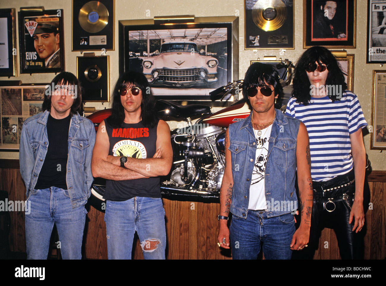 RAMONES UK rock group about 1980 Stock Photo Alamy