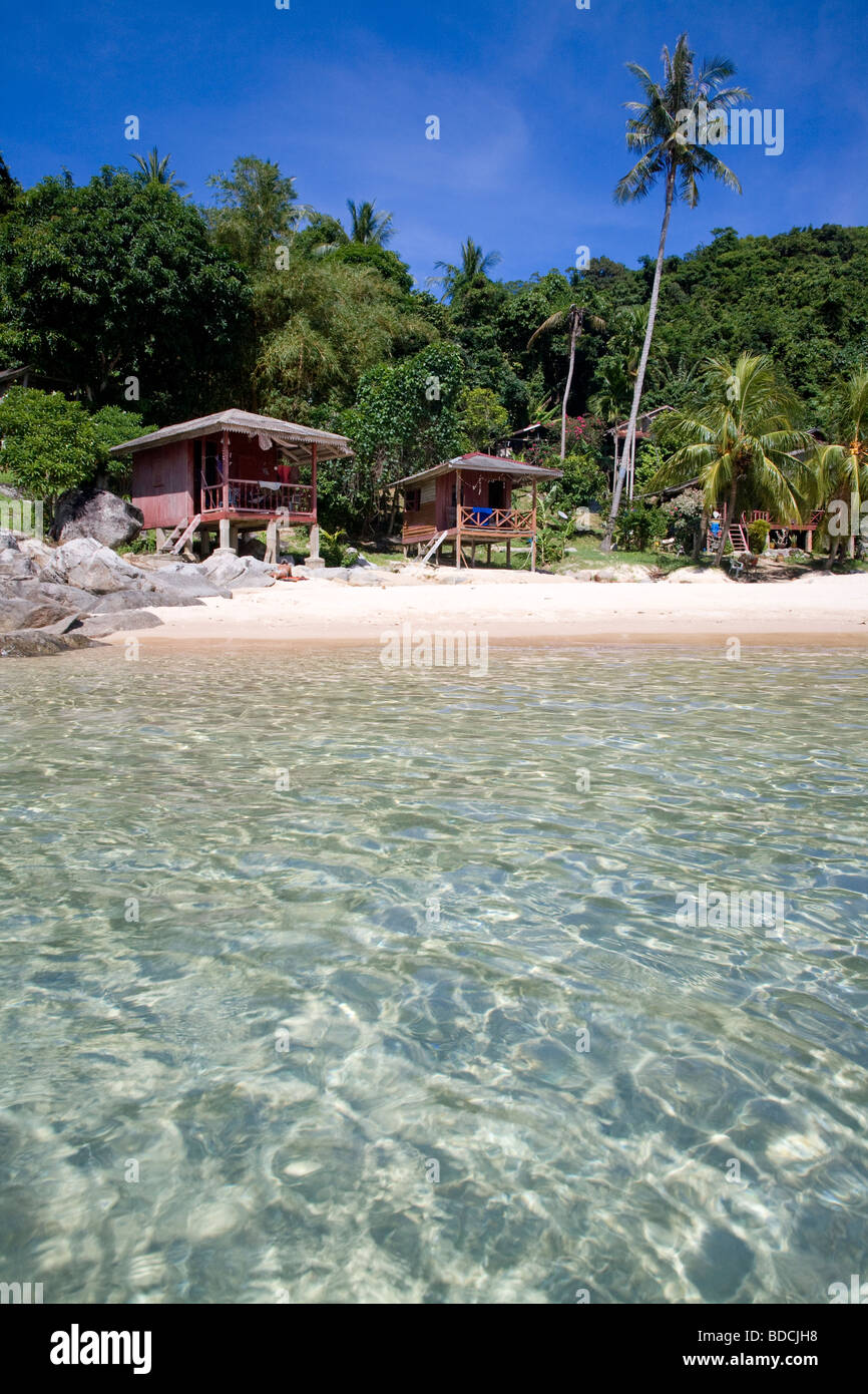 Crystal Clear Water On Mira Beach Pulau Perhentian Kecil Malaysia Stock Photo Alamy