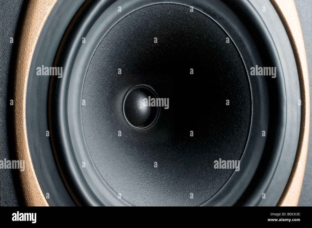Close up of woofer in loudspeaker Stock Photo - Alamy