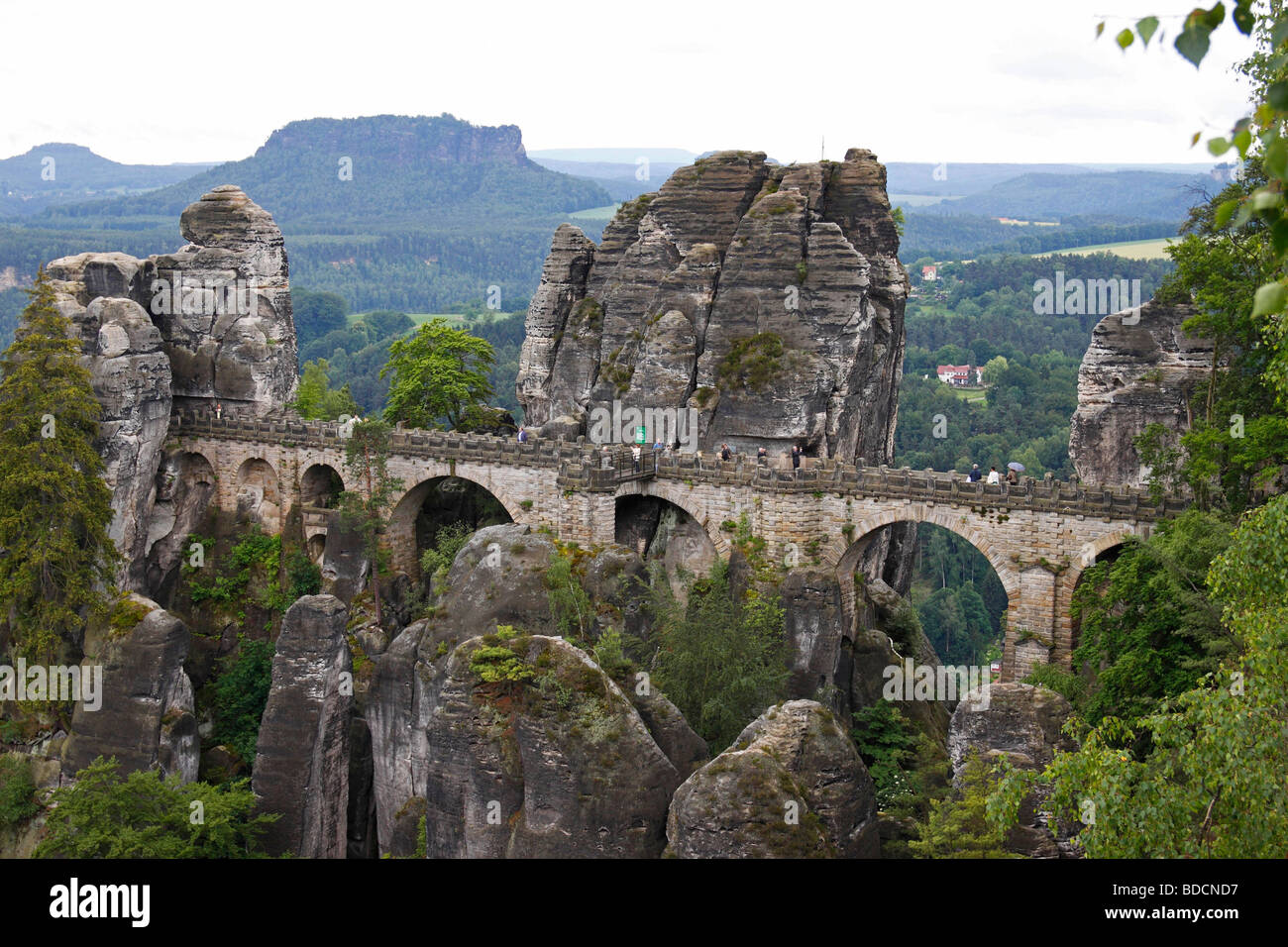 Sächsische Schweiz Elbsandsteingebirge Germany Stock Photo