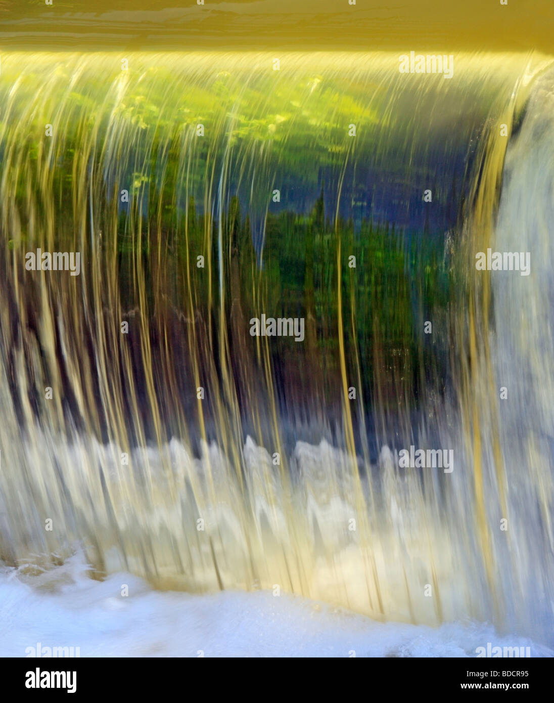 Abstract Weir. Stock Photo