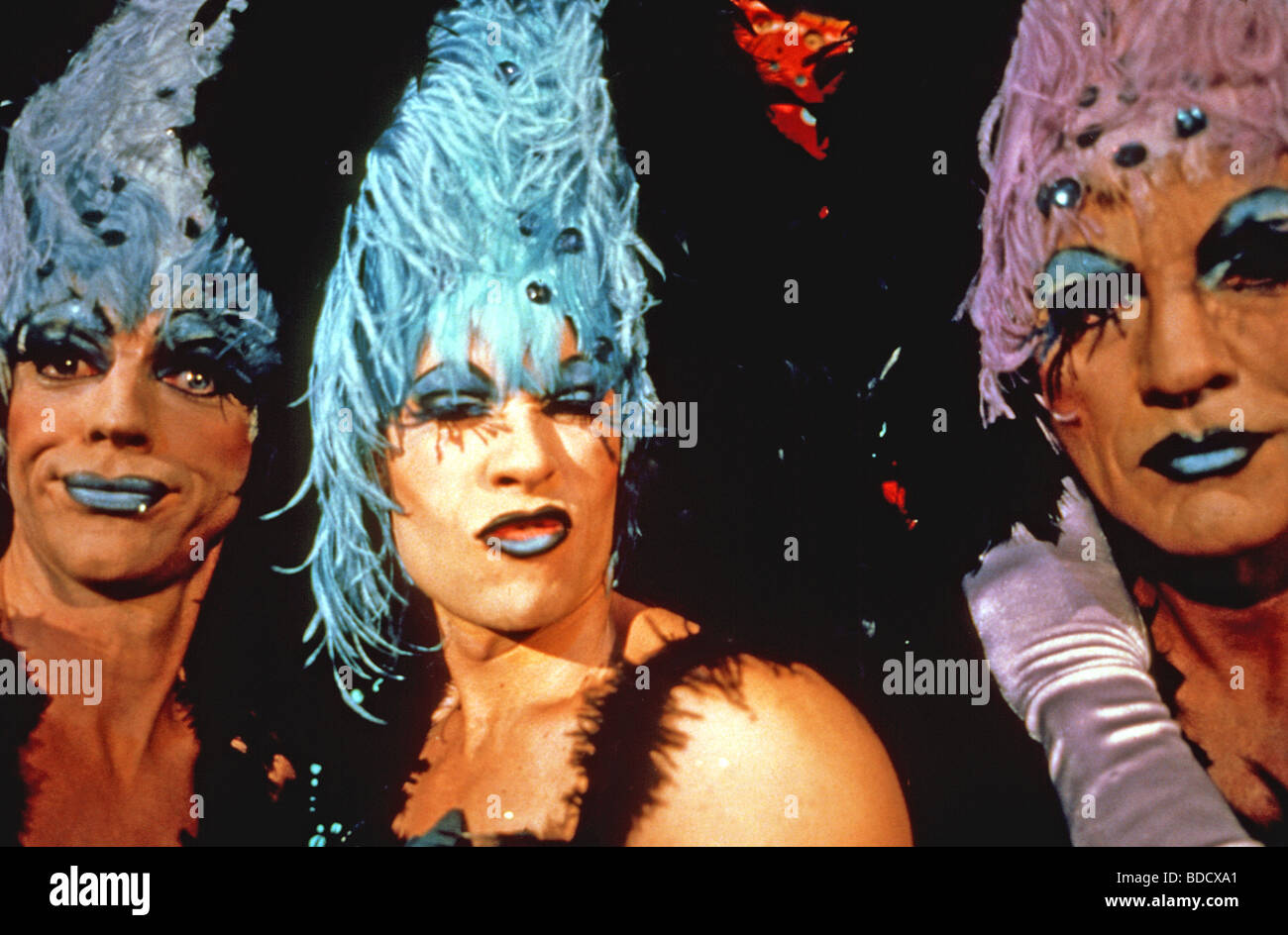 Guy Pearce and Hugo Weaving in drag in a scene from the film 'The