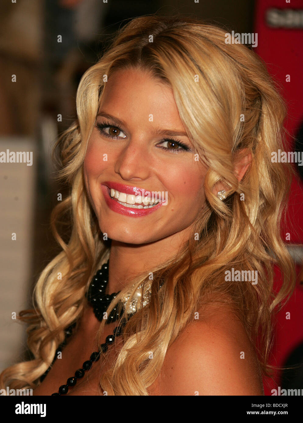 JESSICA SIMPSON  US singer, actress and TV personality in 2007 Stock Photo