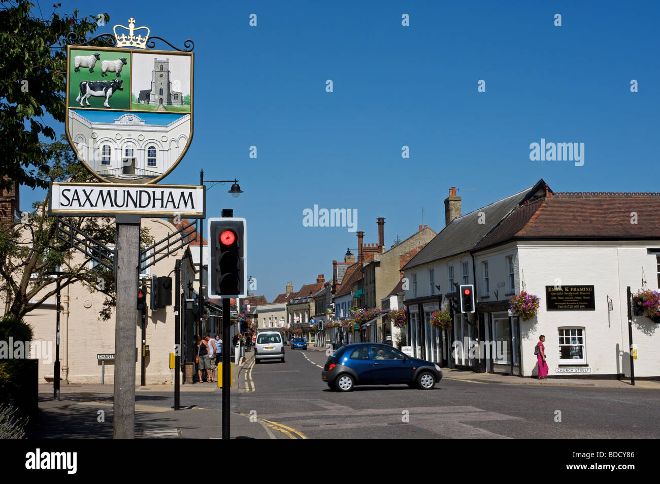Saxmundham, Suffolk, UK Stock Photo Alamy