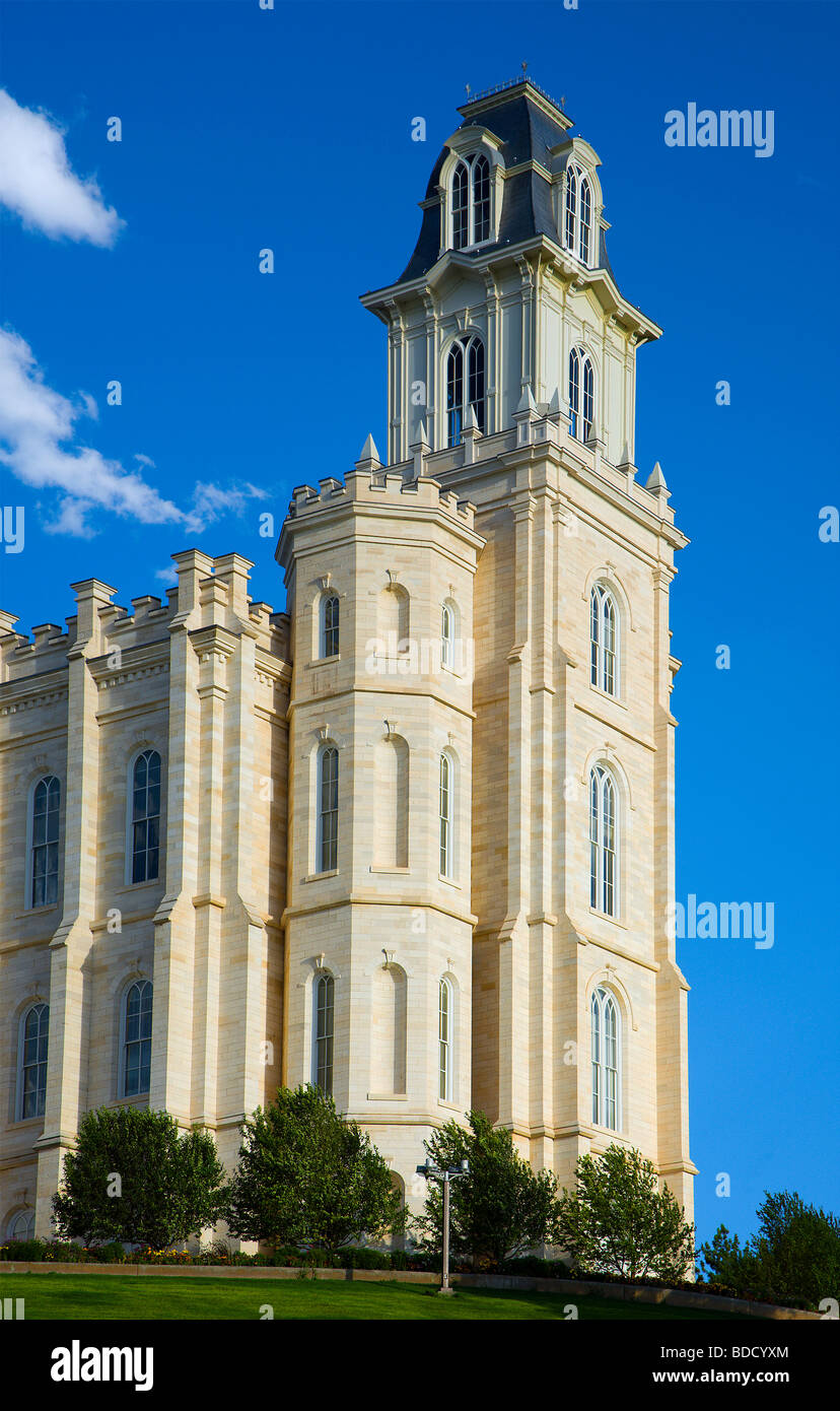 The Manti Utah Temple Stock Photo Alamy