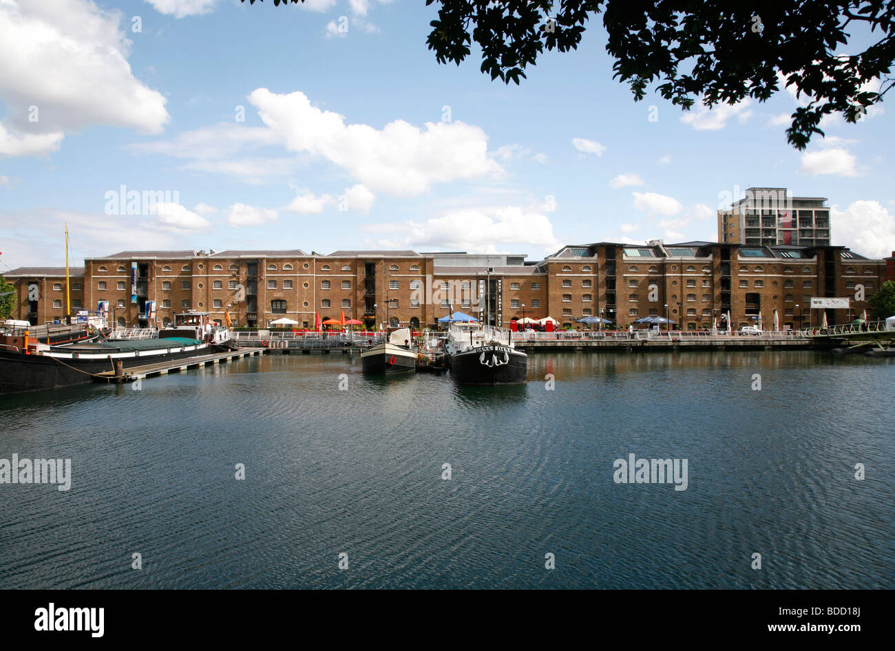 West India Dock North, Canary Wharf, London, UK Stock Photo - Alamy