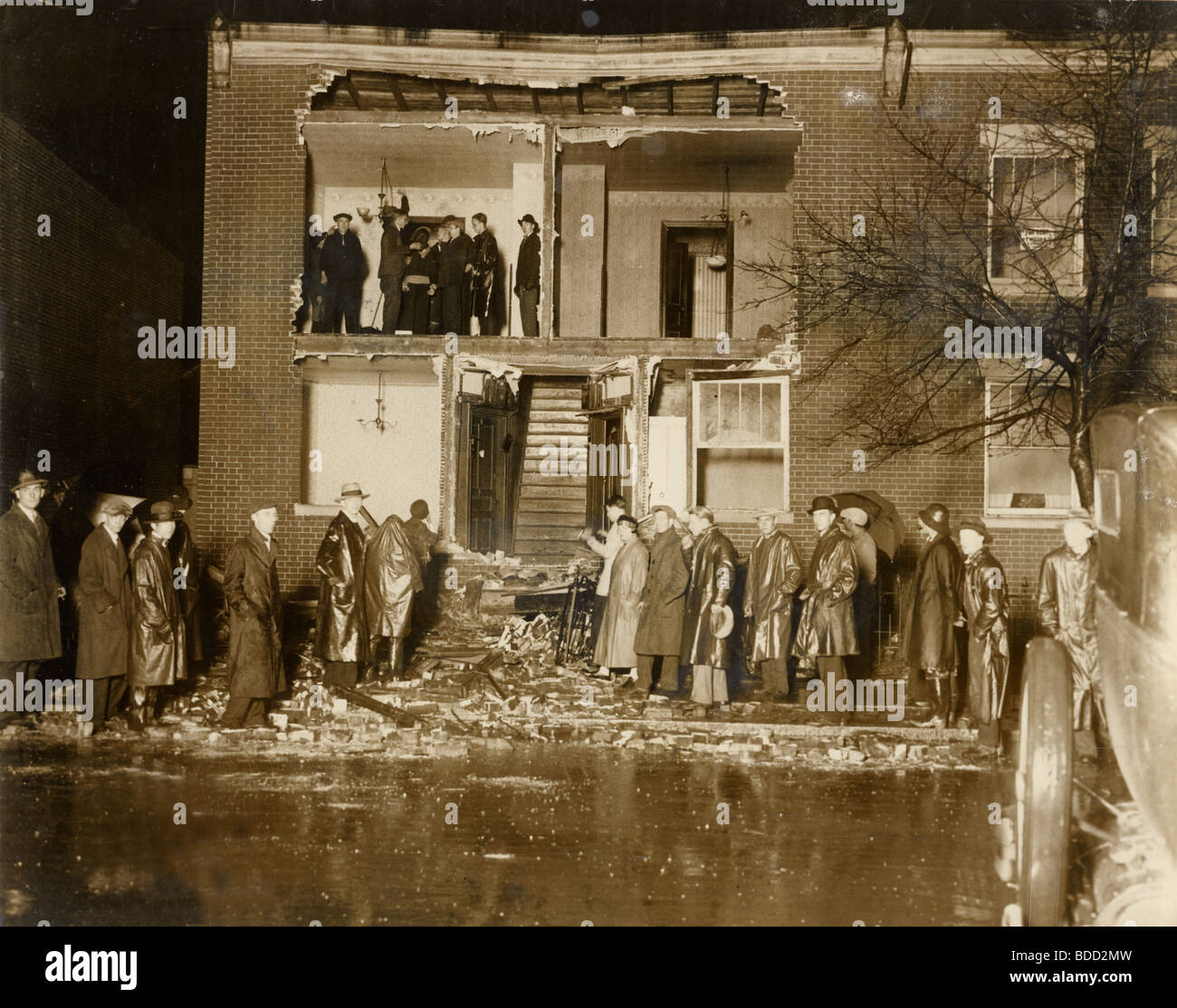 Tornado Damage, House in Washington, DC Stock Photo Alamy