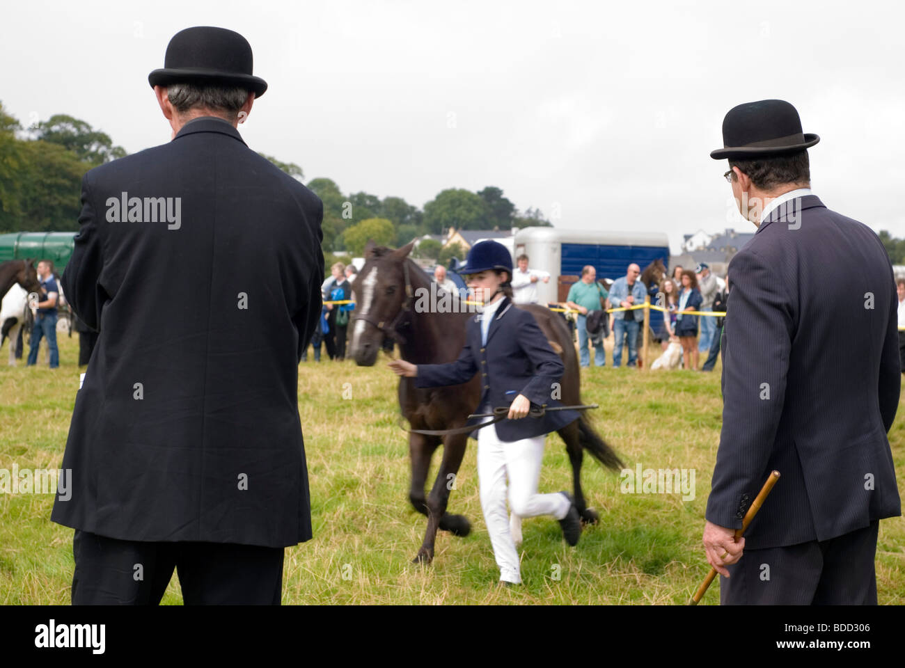 Ardara County Donegal Ireland Judging horses at the south west Donegal
