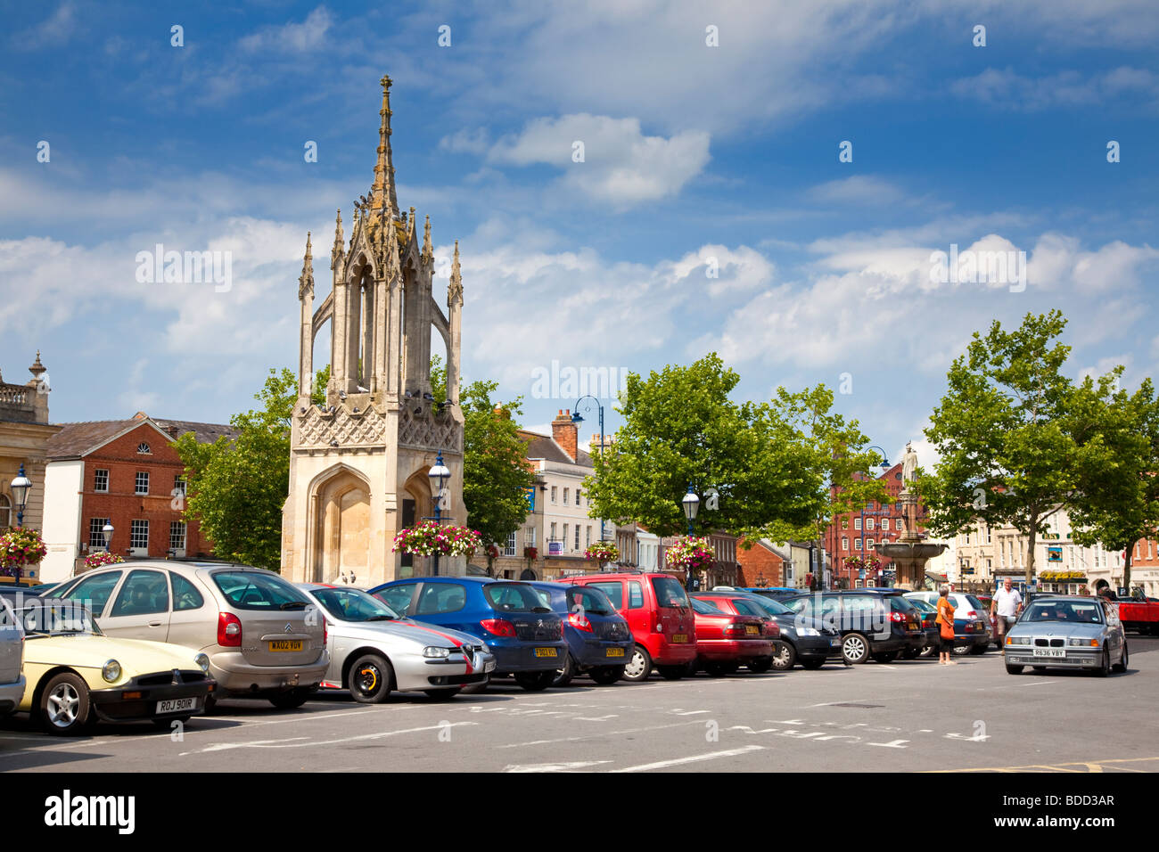 Market Cross in the Market Place at Devizes, Wiltshire, England, UK Stock Photo