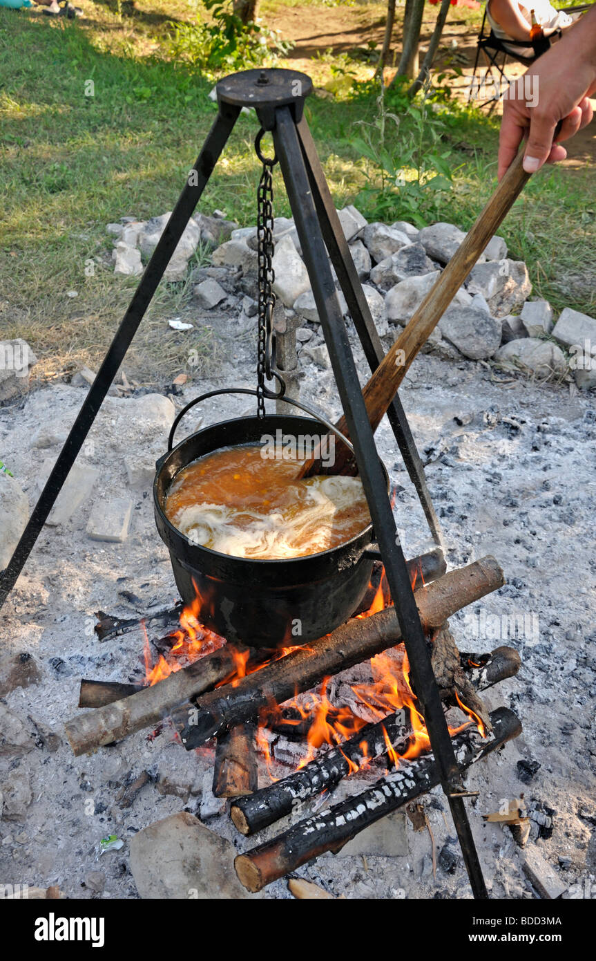 Cooking pot stew hanging hi-res stock photography and images - Alamy