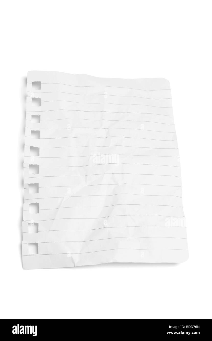 Piece of Paper Stock Photo Alamy