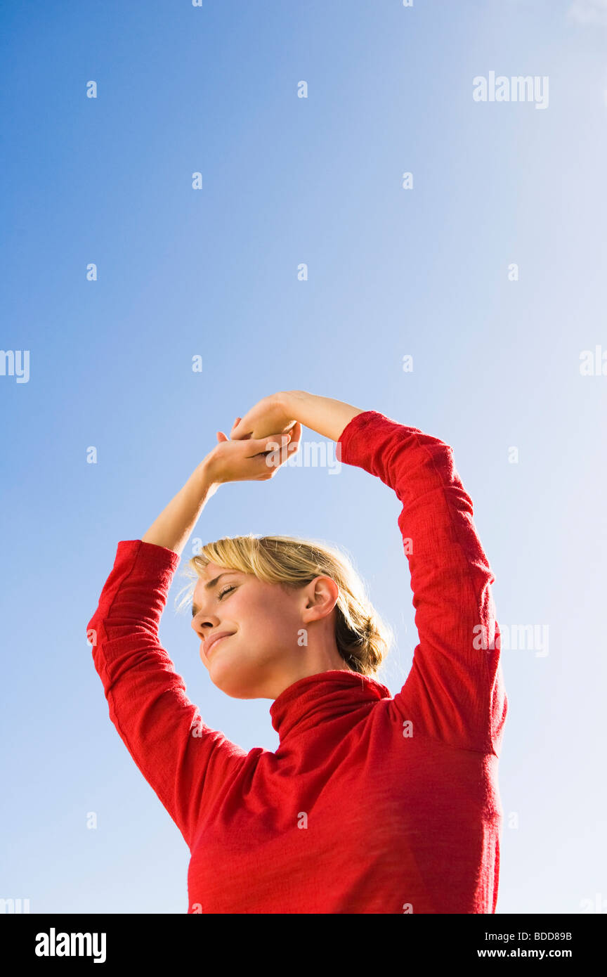 Front view woman arms hi-res stock photography and images - Alamy