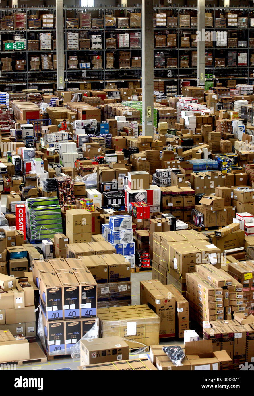 Amazon Distribution Centre, Swansea Stock Photo Alamy