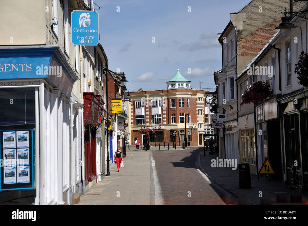 High Street, Braintree, Essex, England, United Kingdom Stock Photo