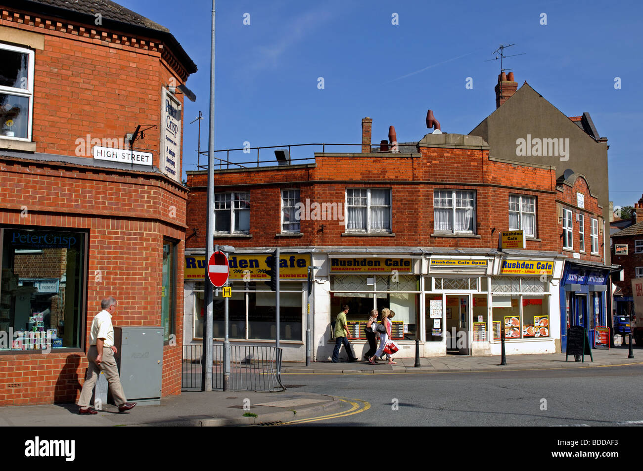 High Street, Rushden, Northamptonshire, England, UK Stock Photo