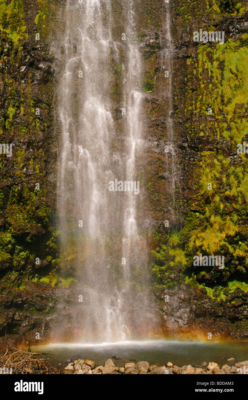 Waimoku falls Kipahulu section Haleakala national park Maui Hawaii