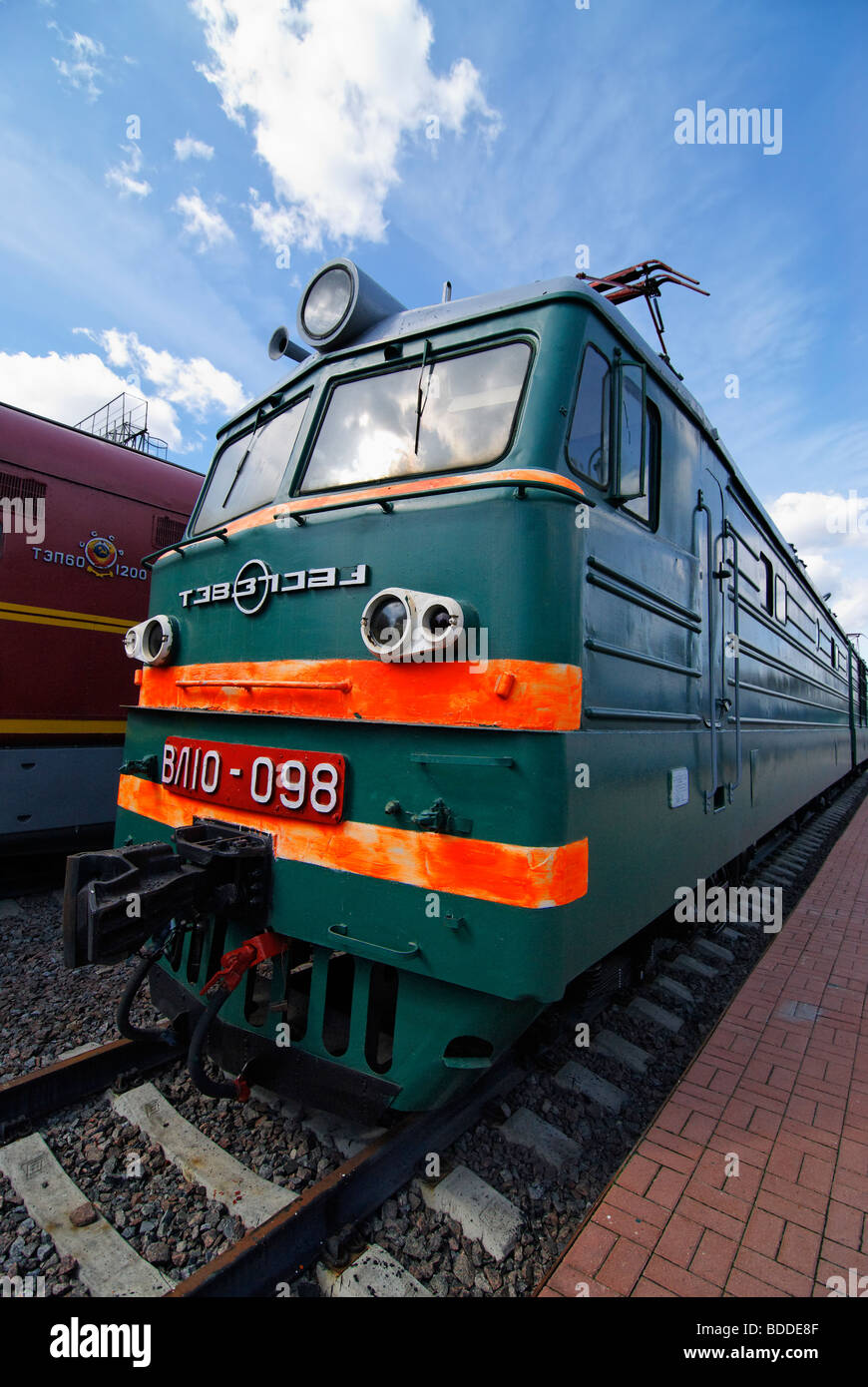 Russian electric locomotive VL10. Built in 1974 Stock Photo - Alamy