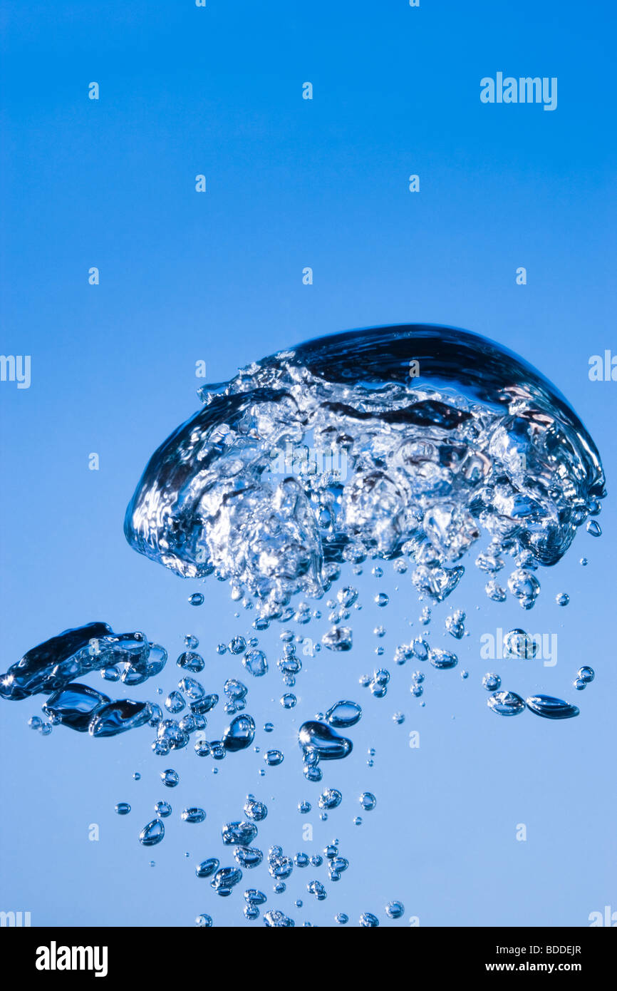 Bubbles under water Stock Photo Alamy