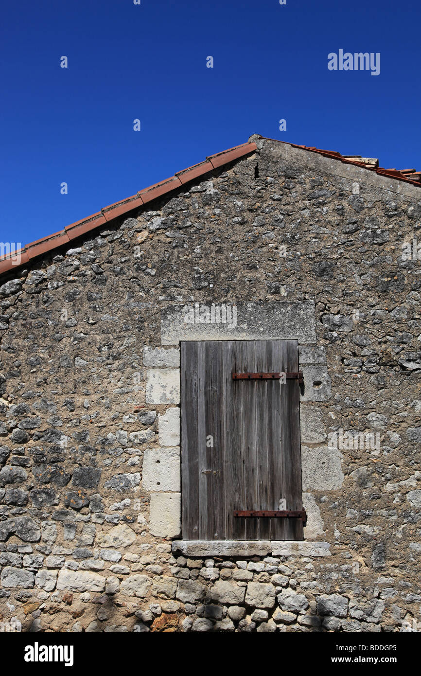 Rustic Barn in France Stock Photo