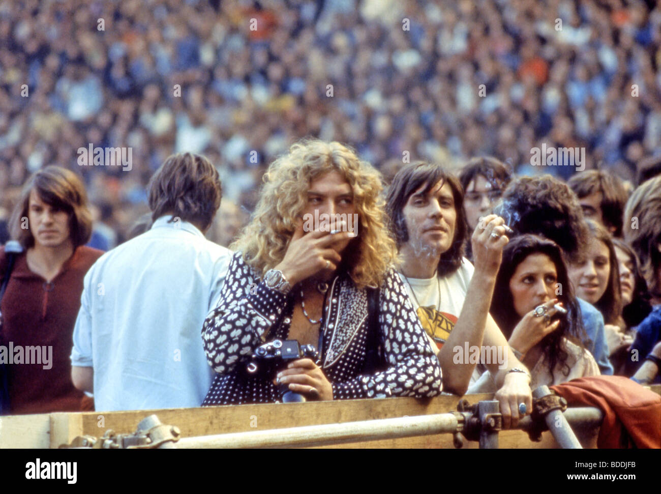 LED ZEPPELIN - Robert Plant about 1975 Stock Photo