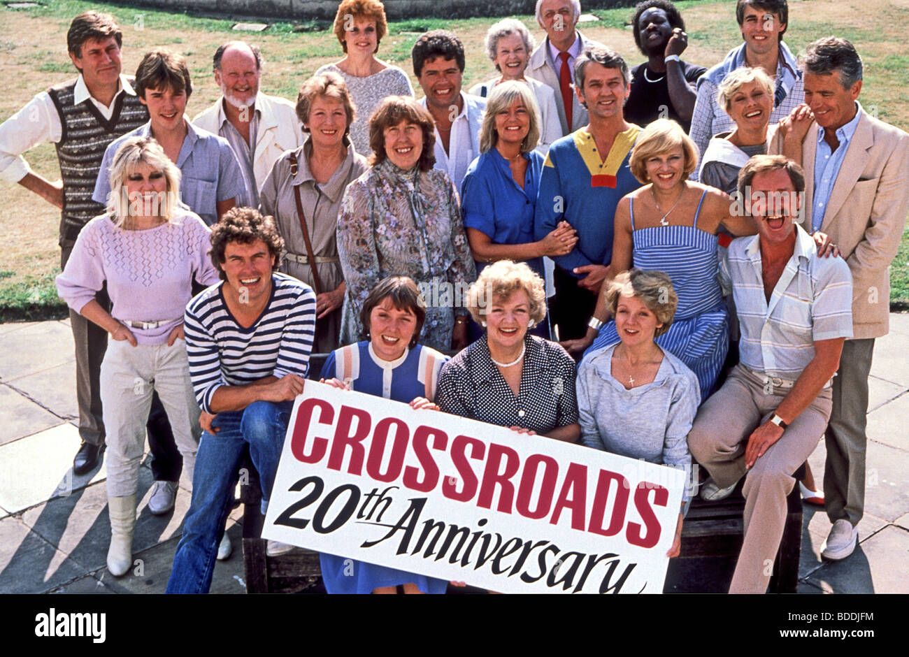 CROSSROADS - UK TV series (1964-88) cast celebrating the 20th ...