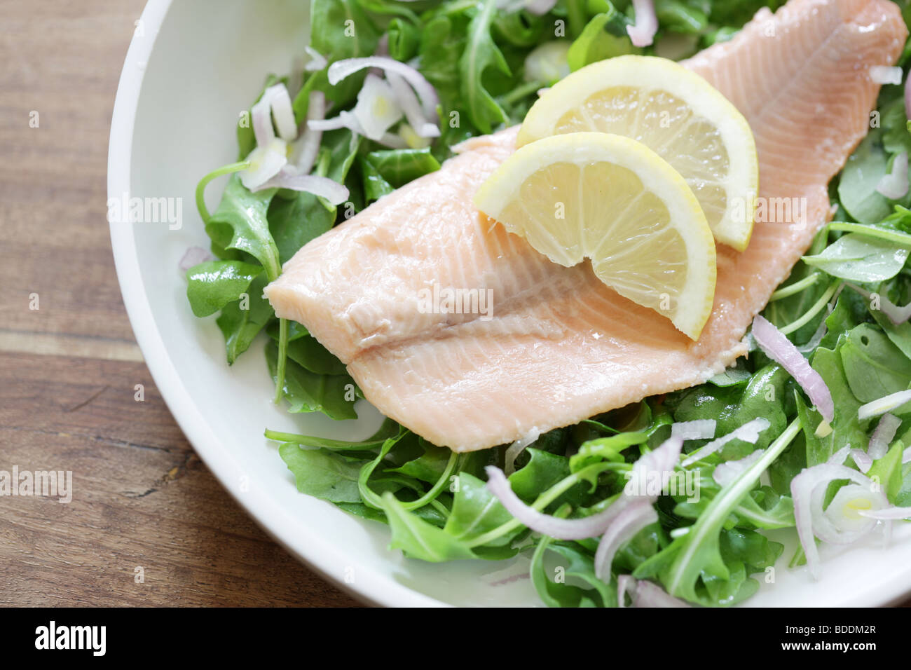 Smoked Trout Fillet Stock Photo Alamy