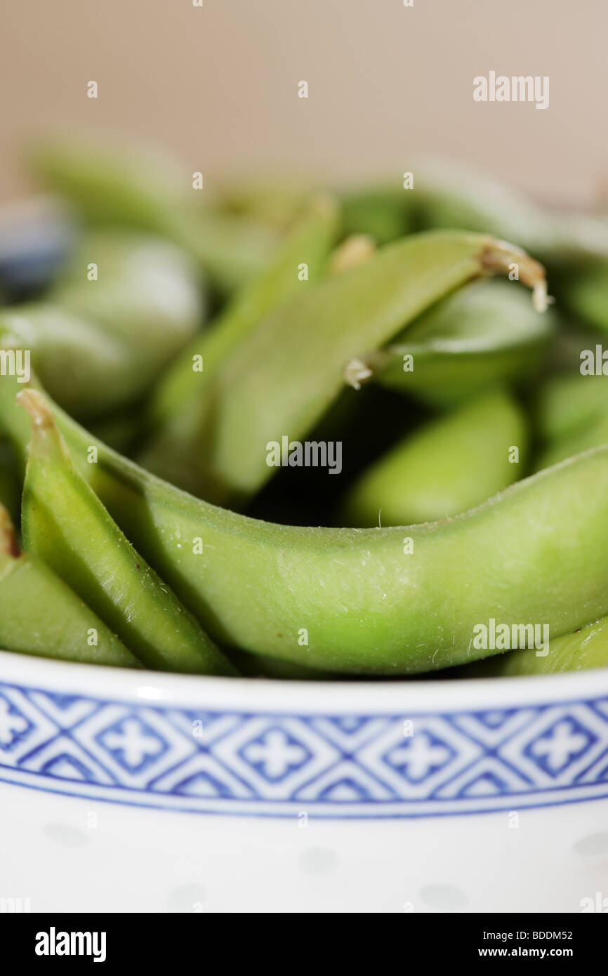 Whole Edamame Beans Stock Photo Alamy