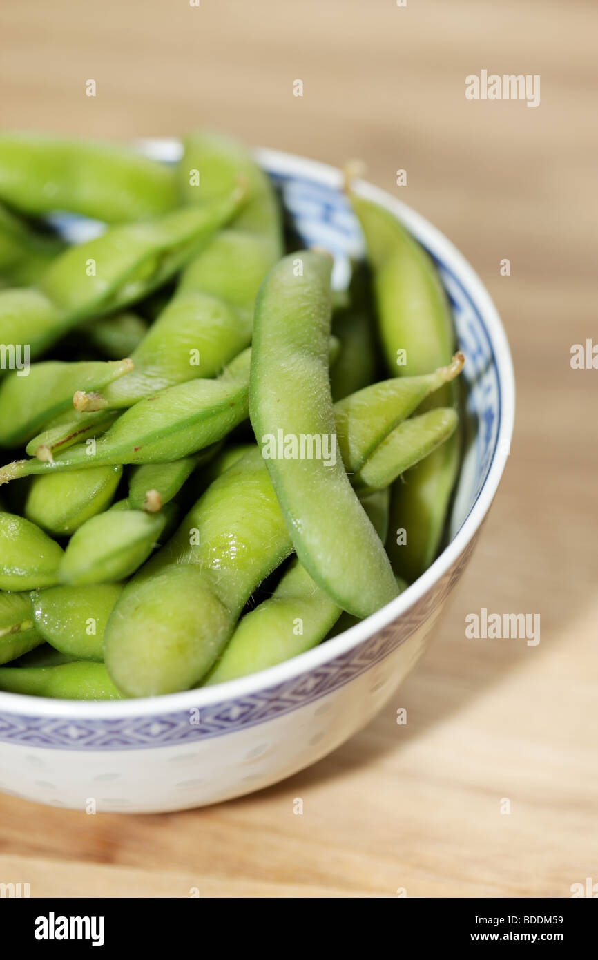 Whole Edamame Beans Stock Photo Alamy