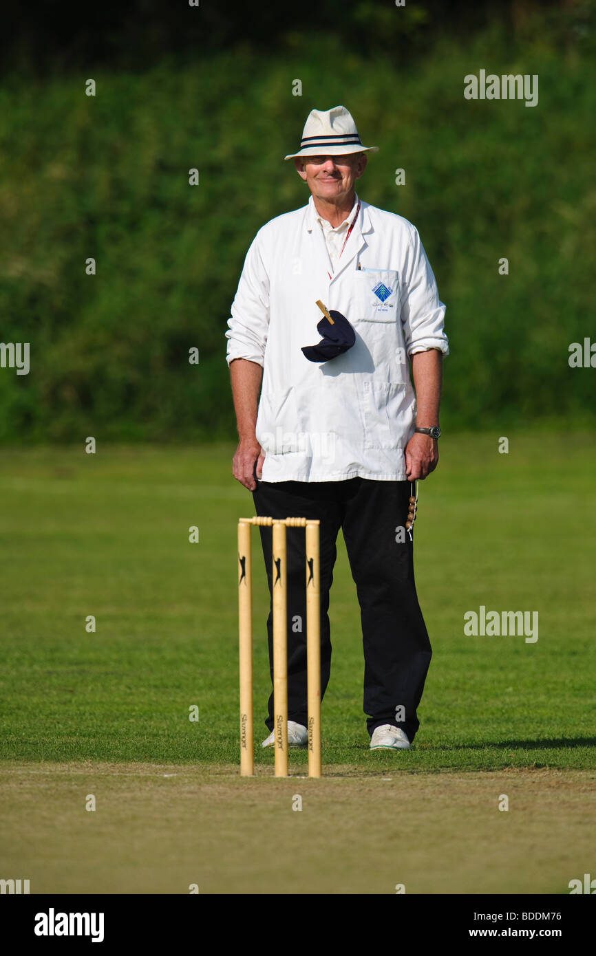 Cricket Umpire Stock Photo