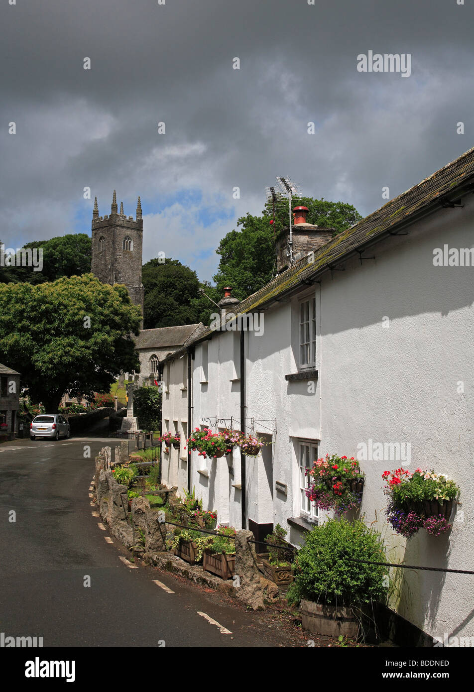 2489. Bodmin Moor, Altarnun, Cornwall Stock Photo