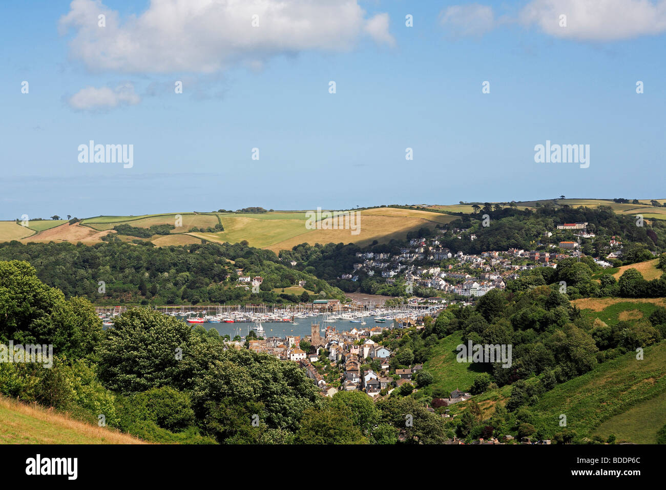 2601. Dartmouth, Kingswear & River Dart, Devon Stock Photo