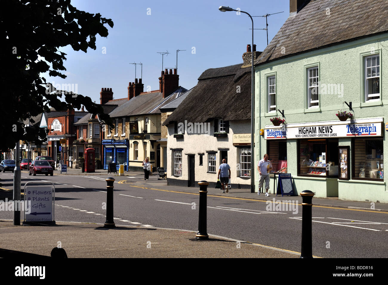 Market Square, Higham Ferrers, Northamptonshire, England, UK Stock Photo