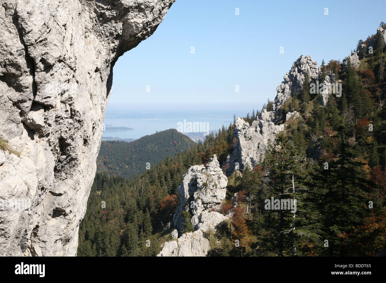 Rock Outcrops On The Hochries Mountain In Upper Southern Bavaria