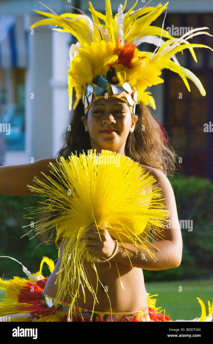 Young tahitian dancing girl hires stock photography and images Alamy