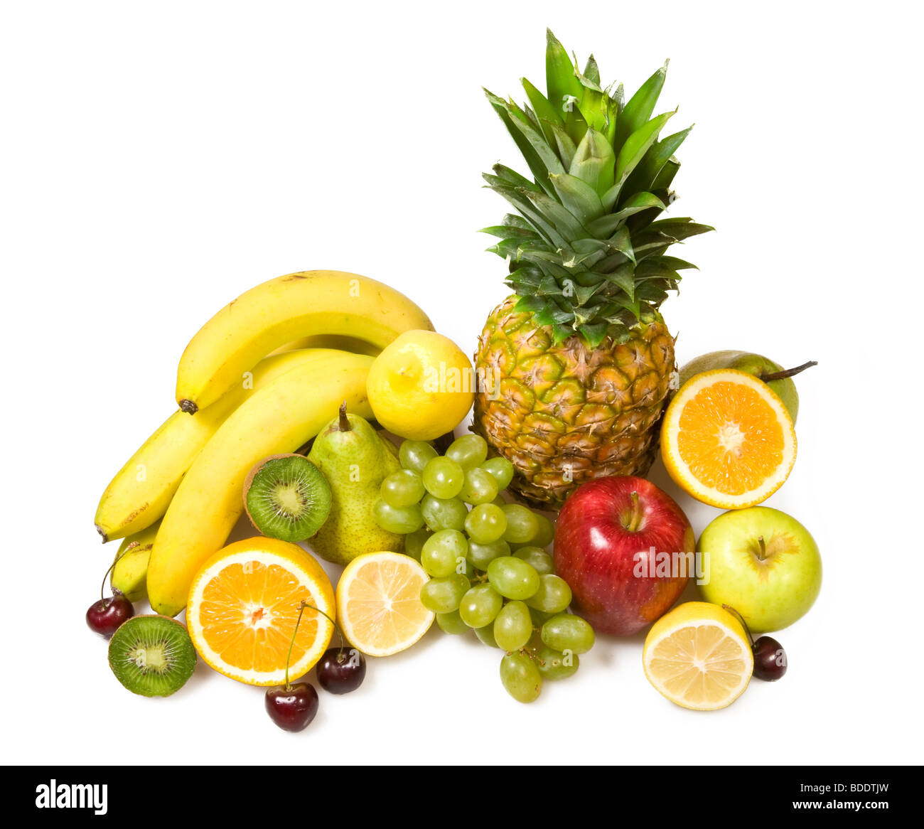 Tropical fruits banana ananas hi-res stock photography and images - Alamy