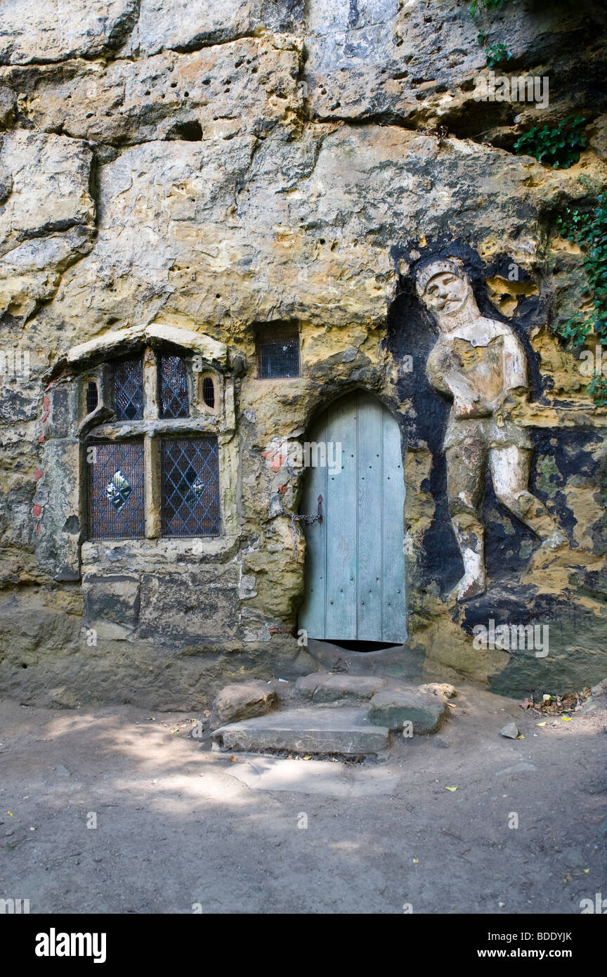 The house in the rock Knaresborough UK Stock Photo Alamy