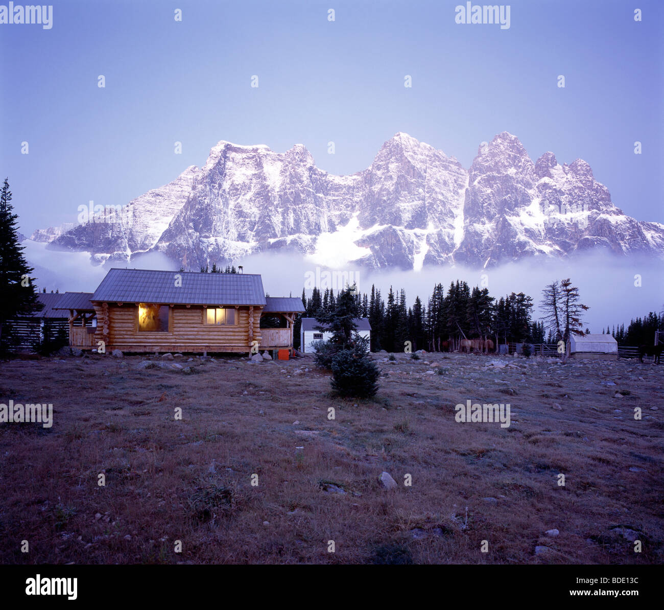Remote Cabins At Amethyst Lake Jasper National Park Alberta