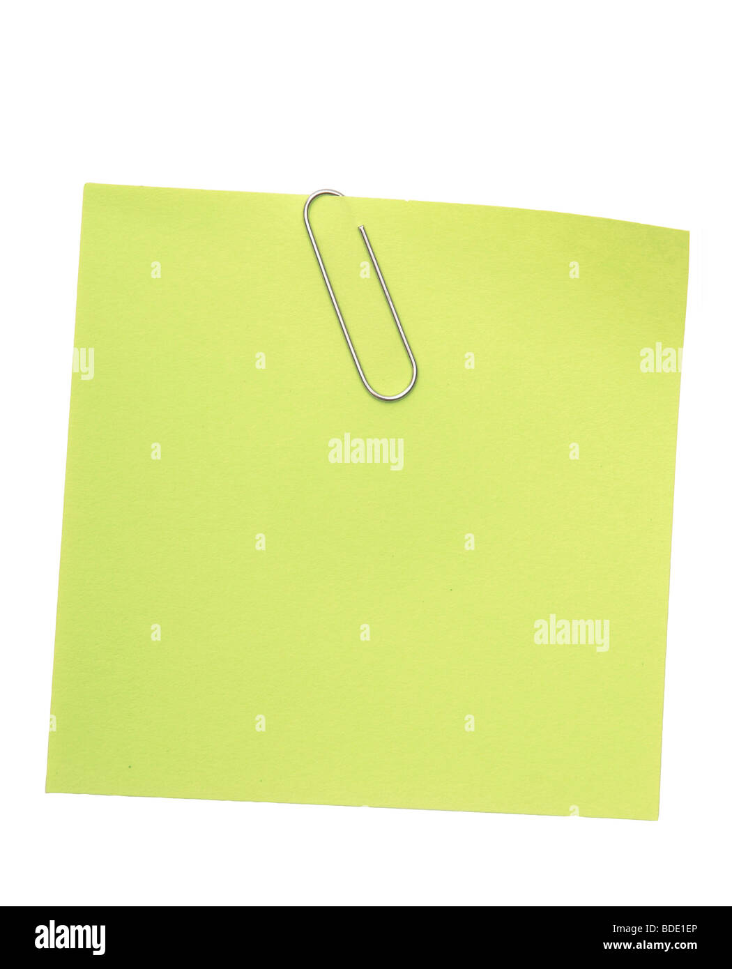 Blank message note paper Cut Out Stock Images & Pictures - Alamy