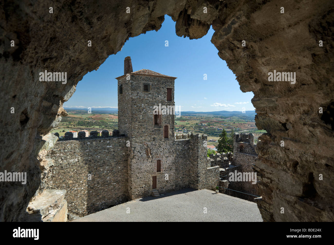 Portugal, Tras-os-Montes district, Braganca castle Stock Photo