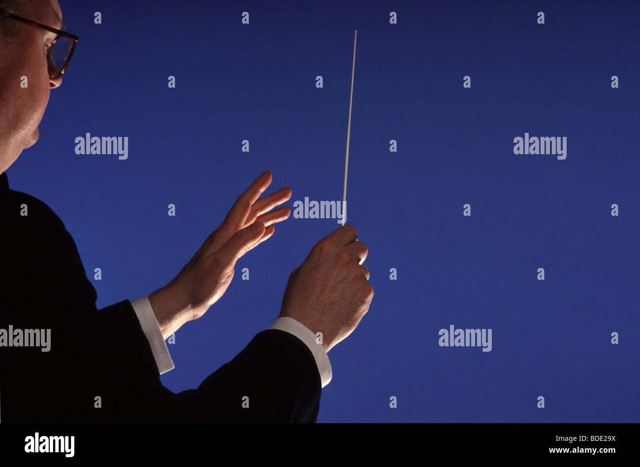 Orchestra conductor Stock Photo Alamy