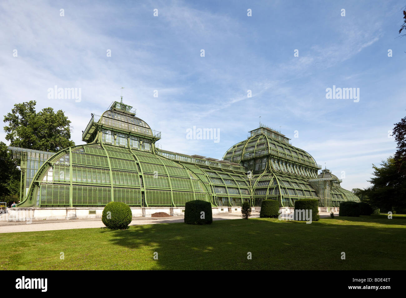 Palm house, Schönbrunn Palace, Vienna, Austria Stock Photo